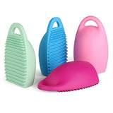 Makeup Brush Washing Cleaner Finger Silicone Glove Cosmetic Cleaning Tool, 4 Pack Included