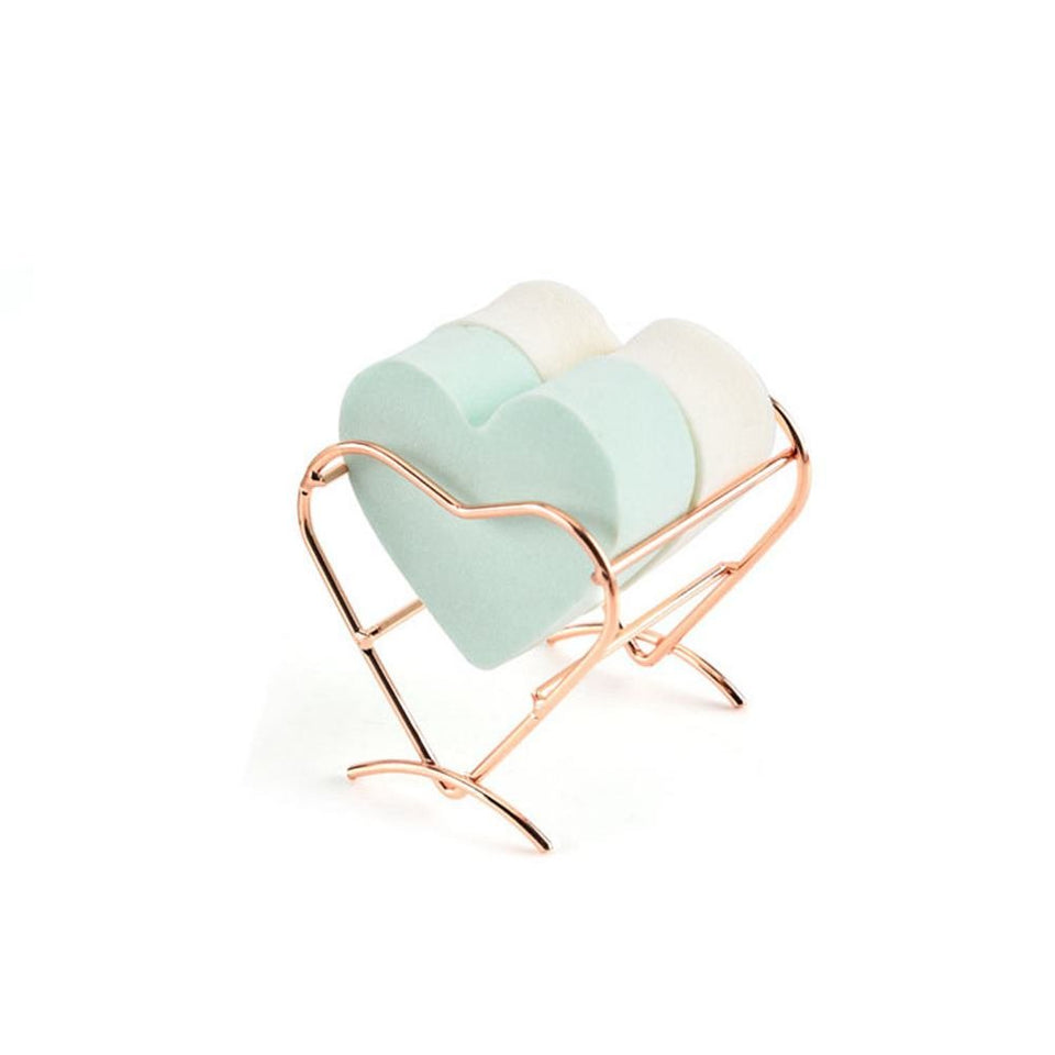 5 Pcs Makeup Sponge Holder,Powder Puff Support Display Stand,Beauty Blender Drying Holder Bracket,Cosmetic Organizer Case