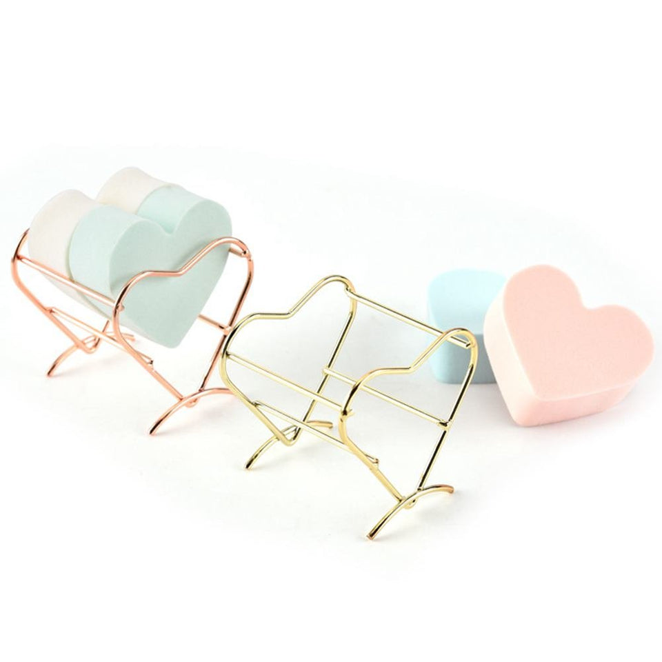 5 Pcs Makeup Sponge Holder,Powder Puff Support Display Stand,Beauty Blender Drying Holder Bracket,Cosmetic Organizer Case
