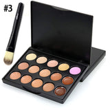 MIni 15 Colors Face Concealer Camouflage Cream Contour Palette Suit