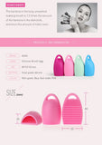 Makeup Brush Washing Cleaner Finger Silicone Glove Cosmetic Cleaning Tool, 4 Pack Included