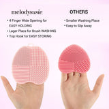 MelodySusie Apple Shape Makeup Brush Cleaner/Brush Cleaning Mat for Makeup Brushes - Beautiple