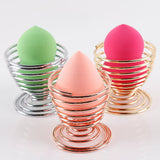 Makeup Sponge Holder,Teenitor Blender Holder Powder Puff Sponge Support Display Stand-Rose Gold, Gold, Silver, 3pcs Sponge Blender Holder