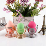 Makeup Sponge Holder,Teenitor Blender Holder Powder Puff Sponge Support Display Stand-Rose Gold, Gold, Silver, 3pcs Sponge Blender Holder