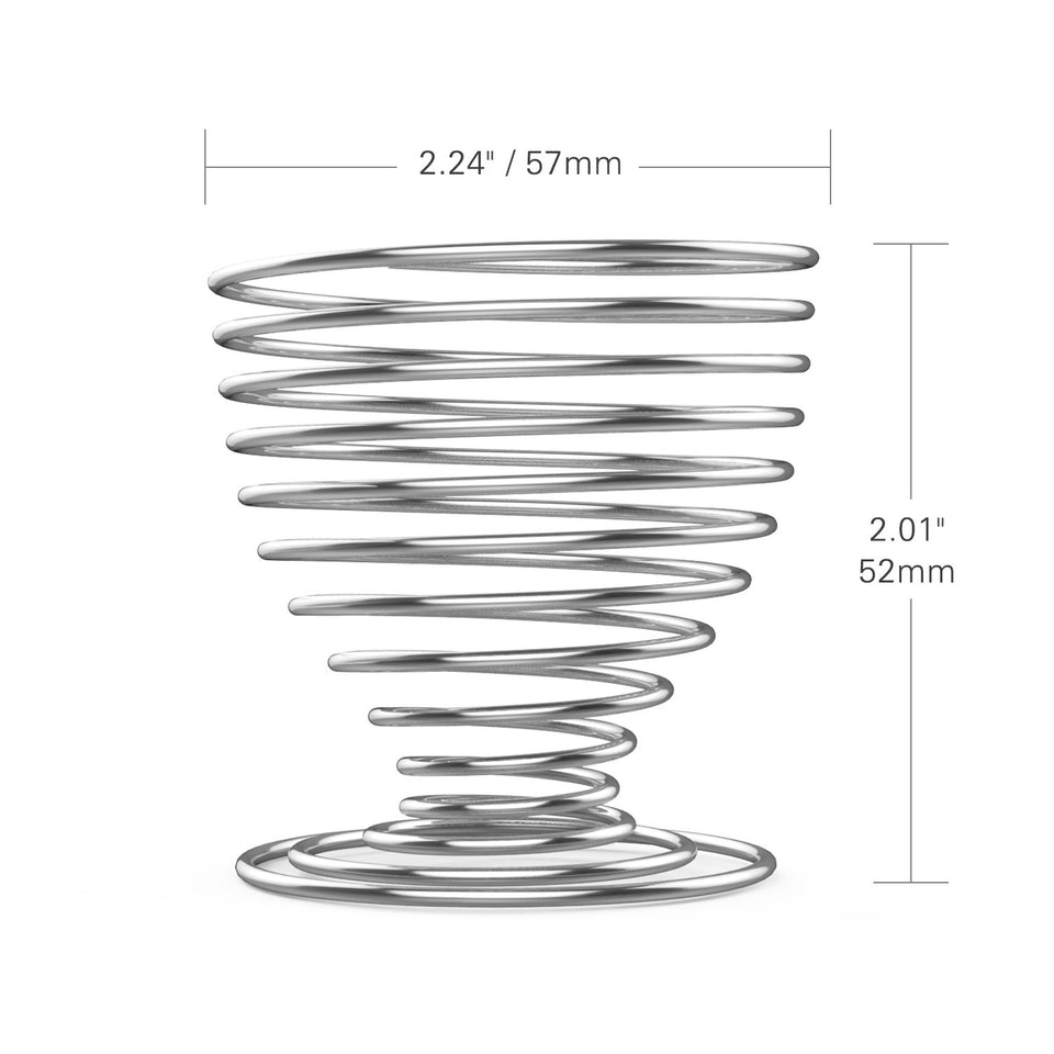 Luxspire Makeup Sponge Holder, Makeup Powder Puff Sponge Holder Cosmetic Tool Dryer Drying Rack Egg Powder Puff Display Stand - Silver
