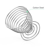Luxspire Makeup Sponge Holder, Makeup Powder Puff Sponge Holder Cosmetic Tool Dryer Drying Rack Egg Powder Puff Display Stand - Silver