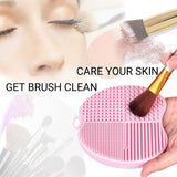 MelodySusie Apple Shape Makeup Brush Cleaner/Brush Cleaning Mat for Makeup Brushes - Beautiple