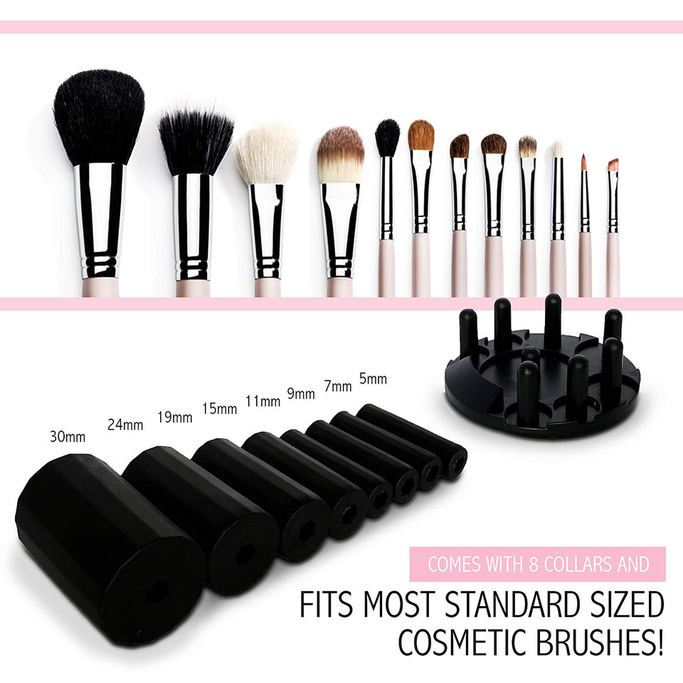 Makeup Brush Cleaner by Beautify Beauties, Best Cleaner for Makeup Brushes, Washes and Dries Brushes Instantly - Batteries Included